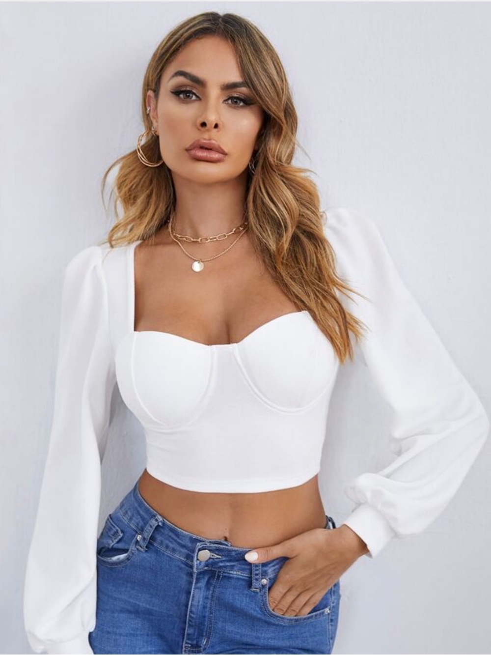 White Long Sleeve Blouse